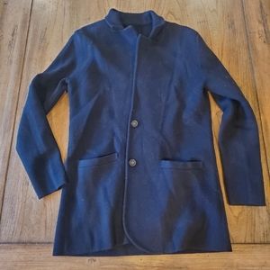 JCREW navy pea coat